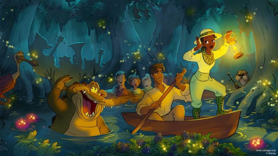 attraction la princesse et la grenouille