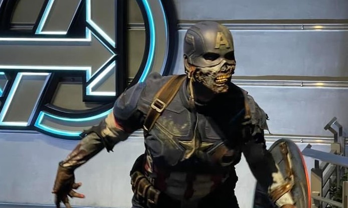 captain america zombie