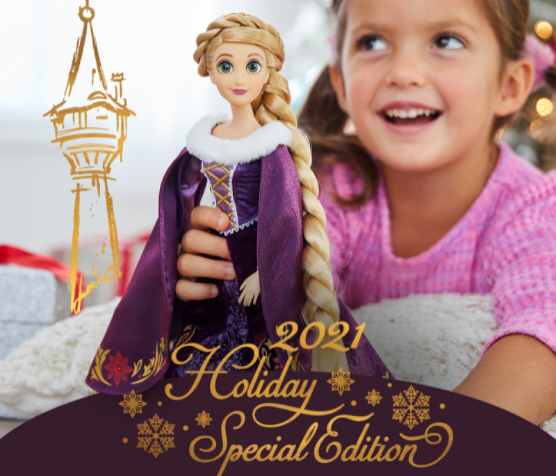 raiponce poupée noël shopdisney
