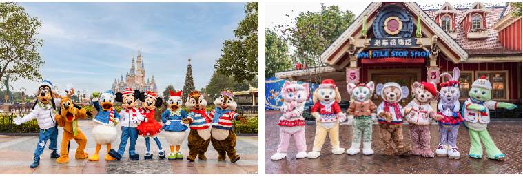 shanghai disney resort noël 2021
