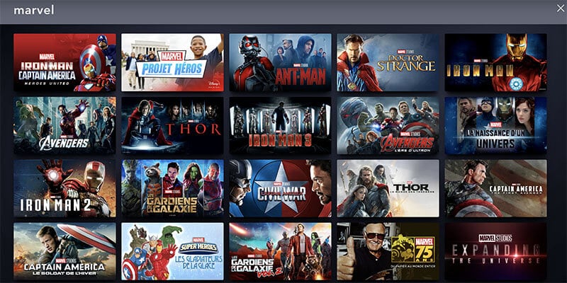 disney+ recherche