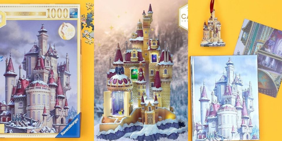 la belle et la bête disney castle collection-min