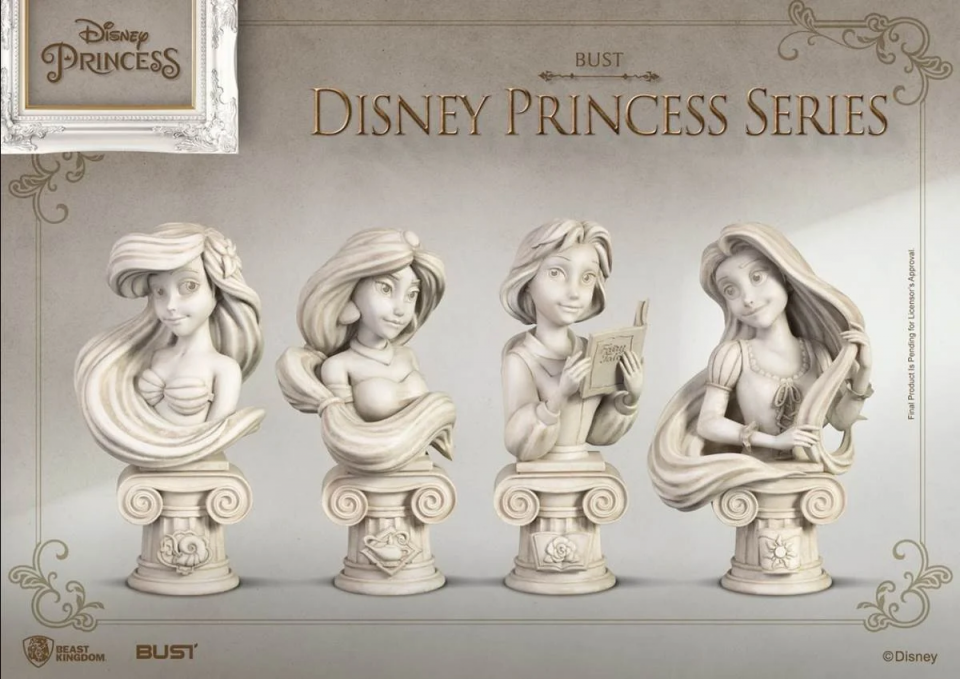 bustes princesses disney beast kingdom 01