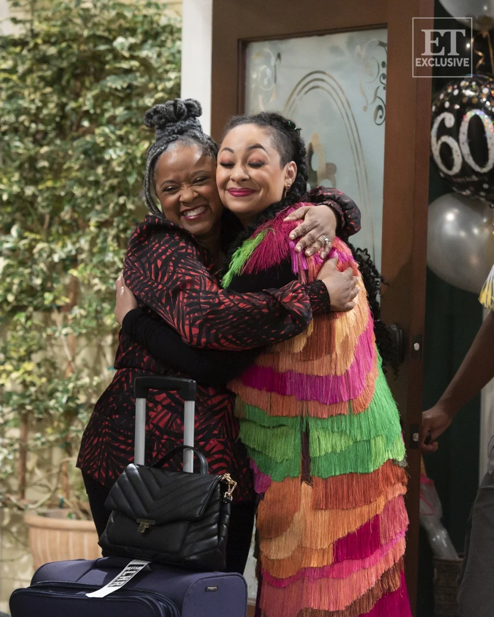 Raven et T'Keyah sur le tournage de Raven