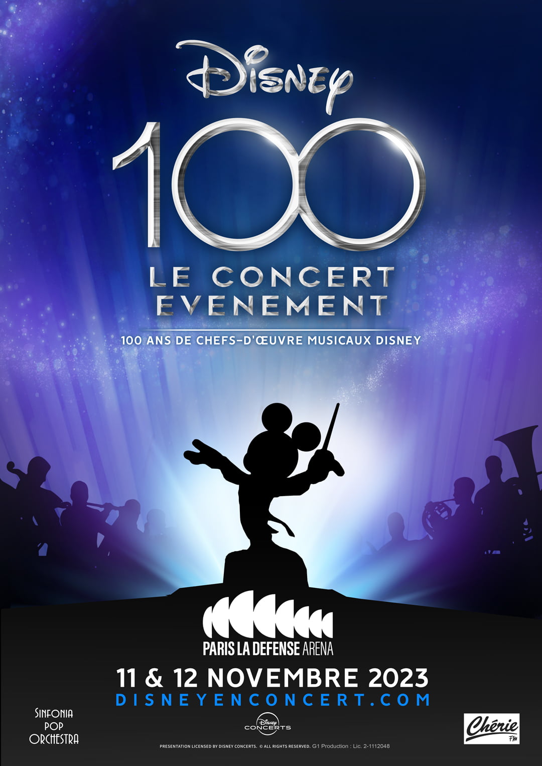 disney 100 défense arena