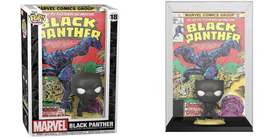 black panther funko pop comic cover black panther