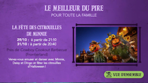 fête des citrouilles de minnie