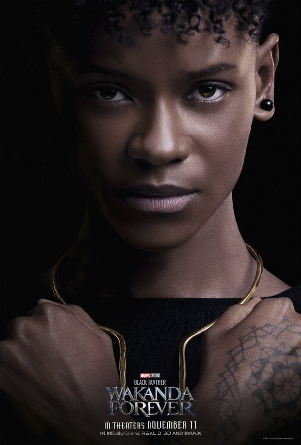 affiches personnages black panther
