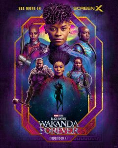 black panther screen x poster
