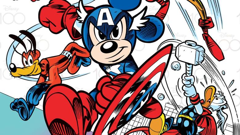 marvel comics disney100