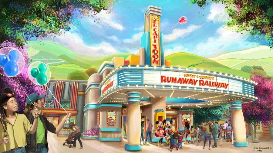 mickey minnie runaway railway disneyland janvier 2023