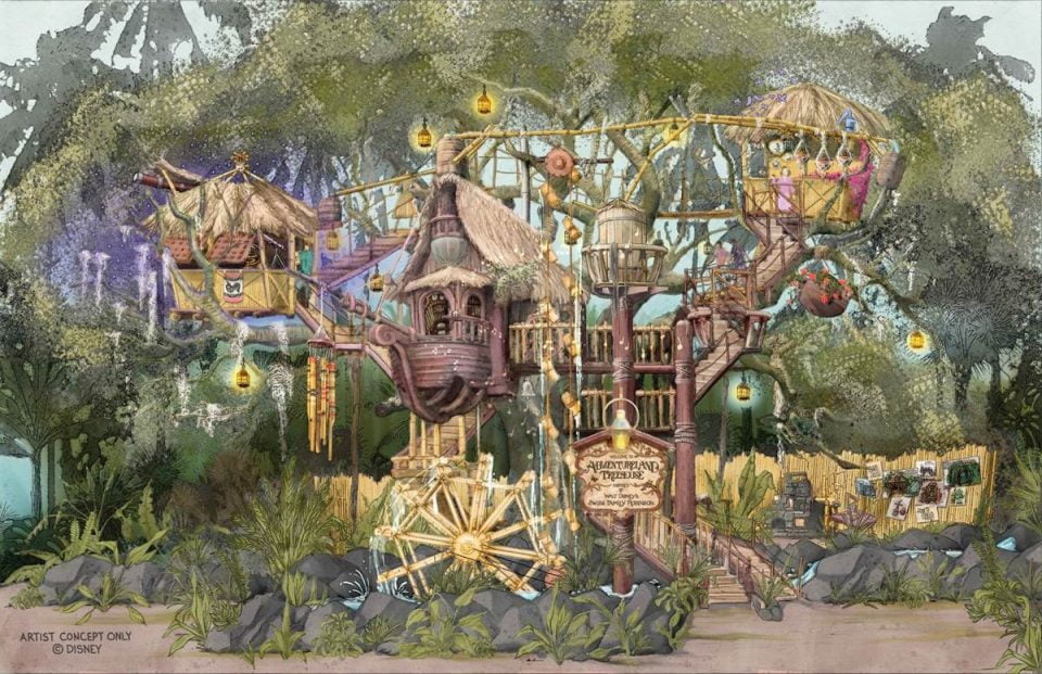 Adventureland Treehouse concept-art