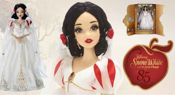 Lot poupées porcelaine atlas Disney blanche neige - Collection