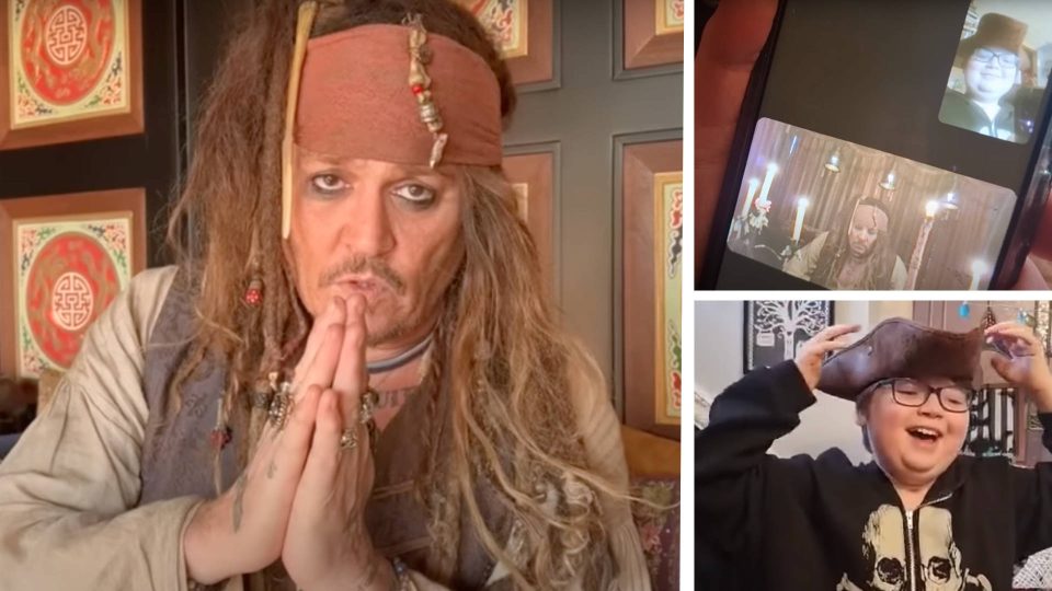 johnny depp surprise