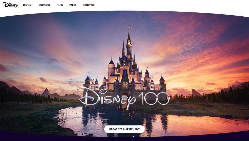 disney 100 site web