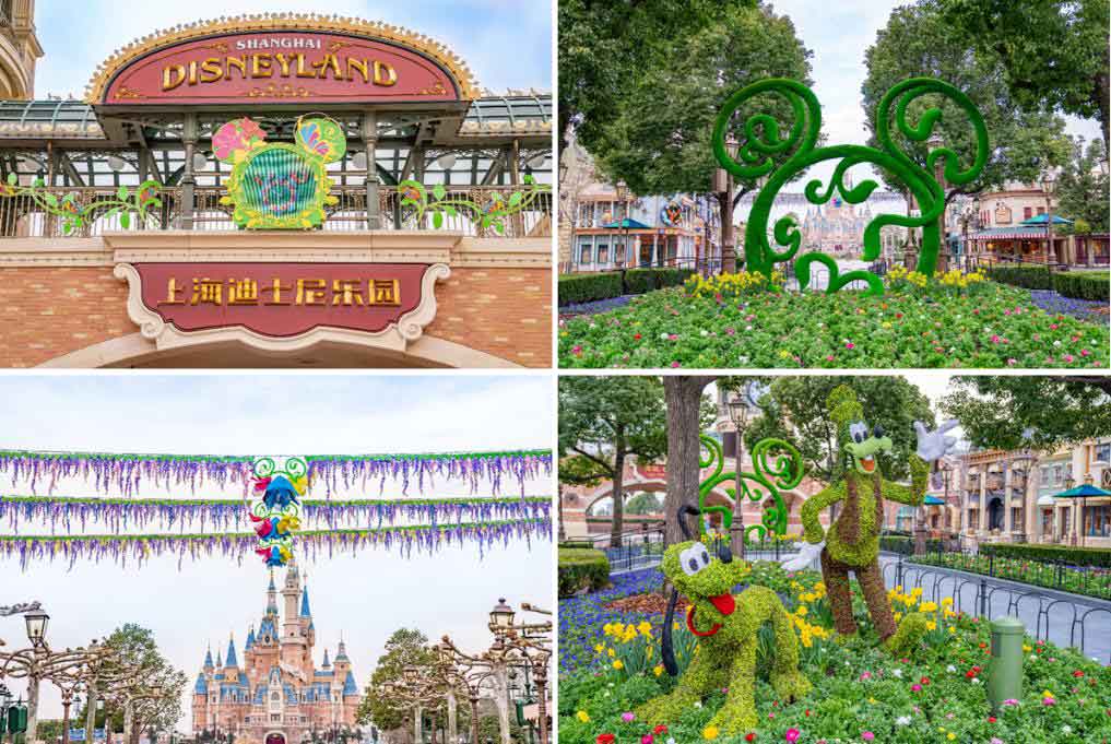 shanghai disney printemps 2023