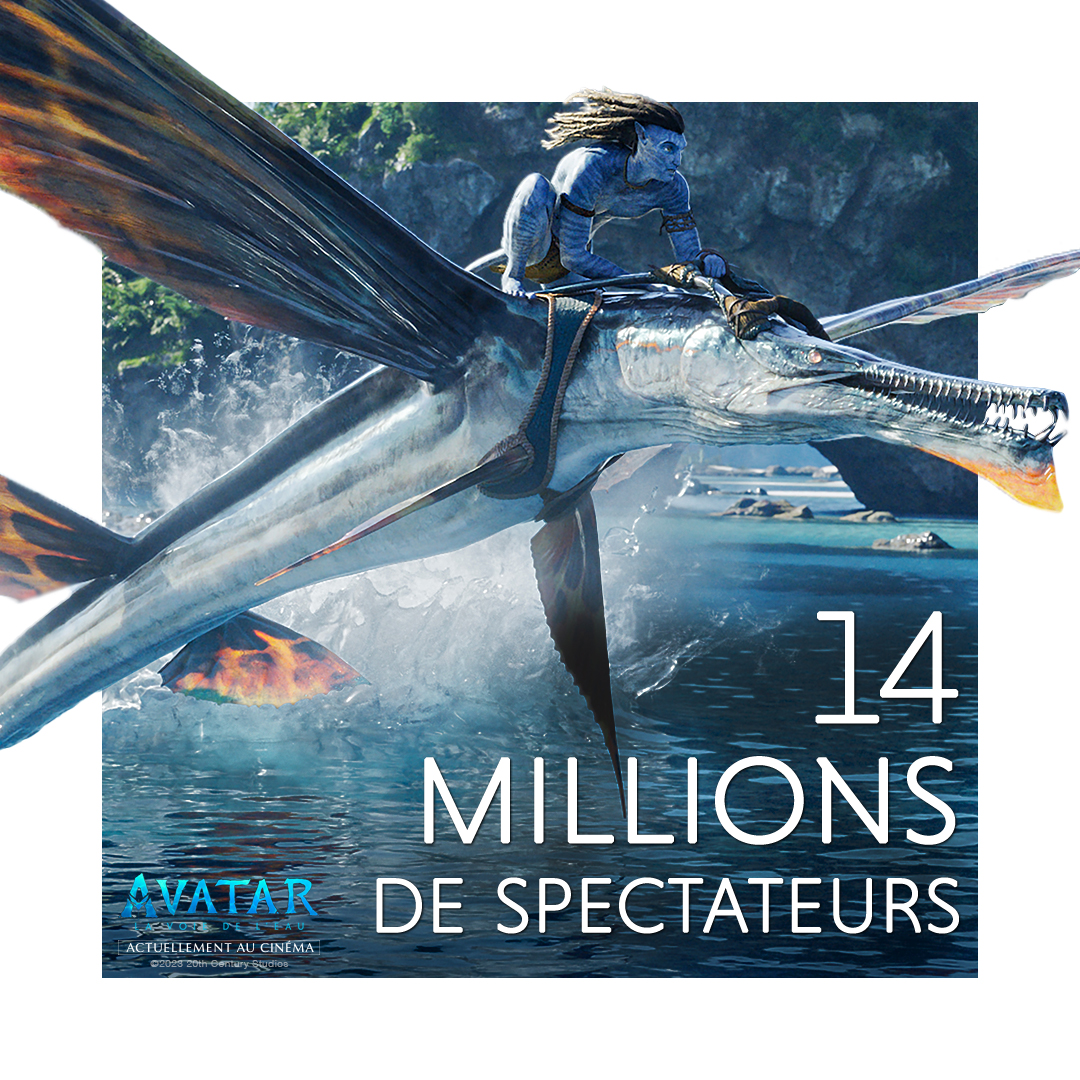 Avatar a dépassé les 14 millions d'entrées en France