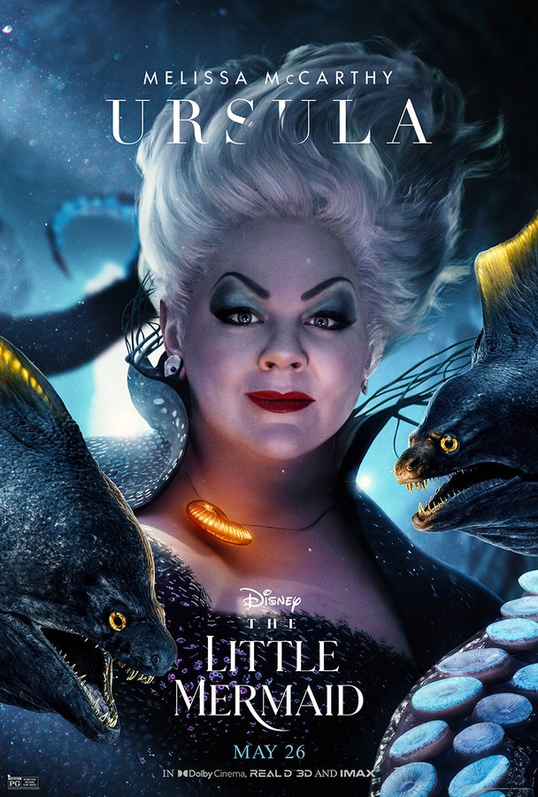 affiches personnages la petite sirène 01