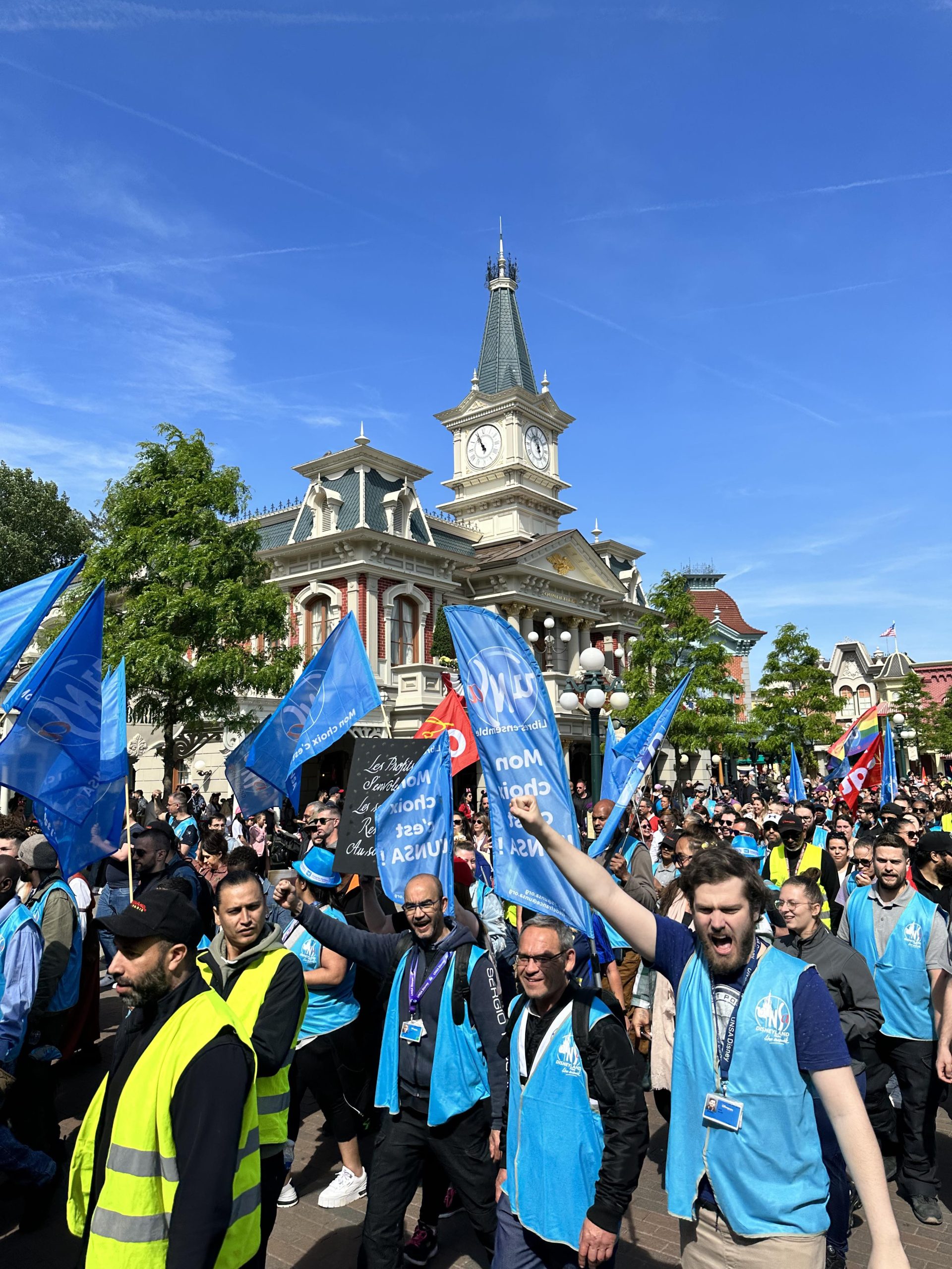 grève disneyland paris