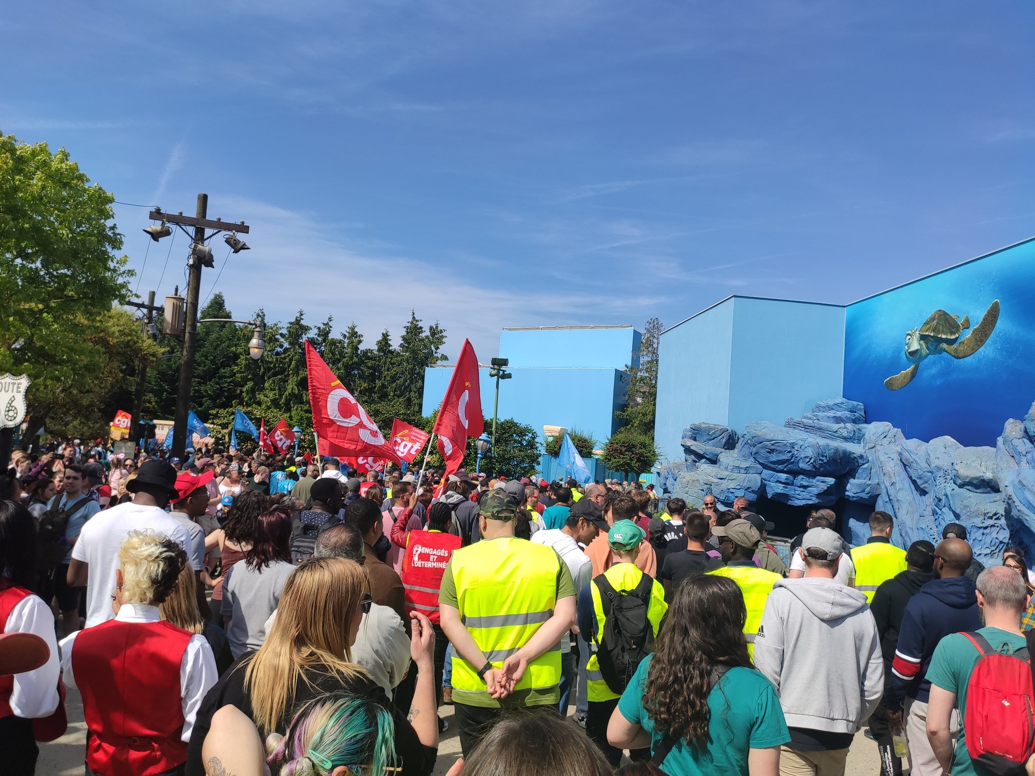 grève disneyland paris