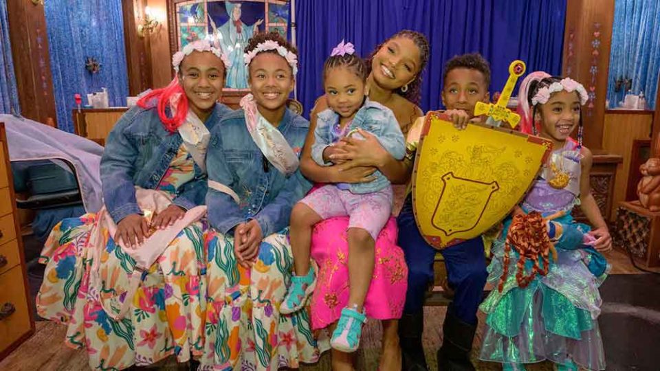 halle bailey ariel disneyland