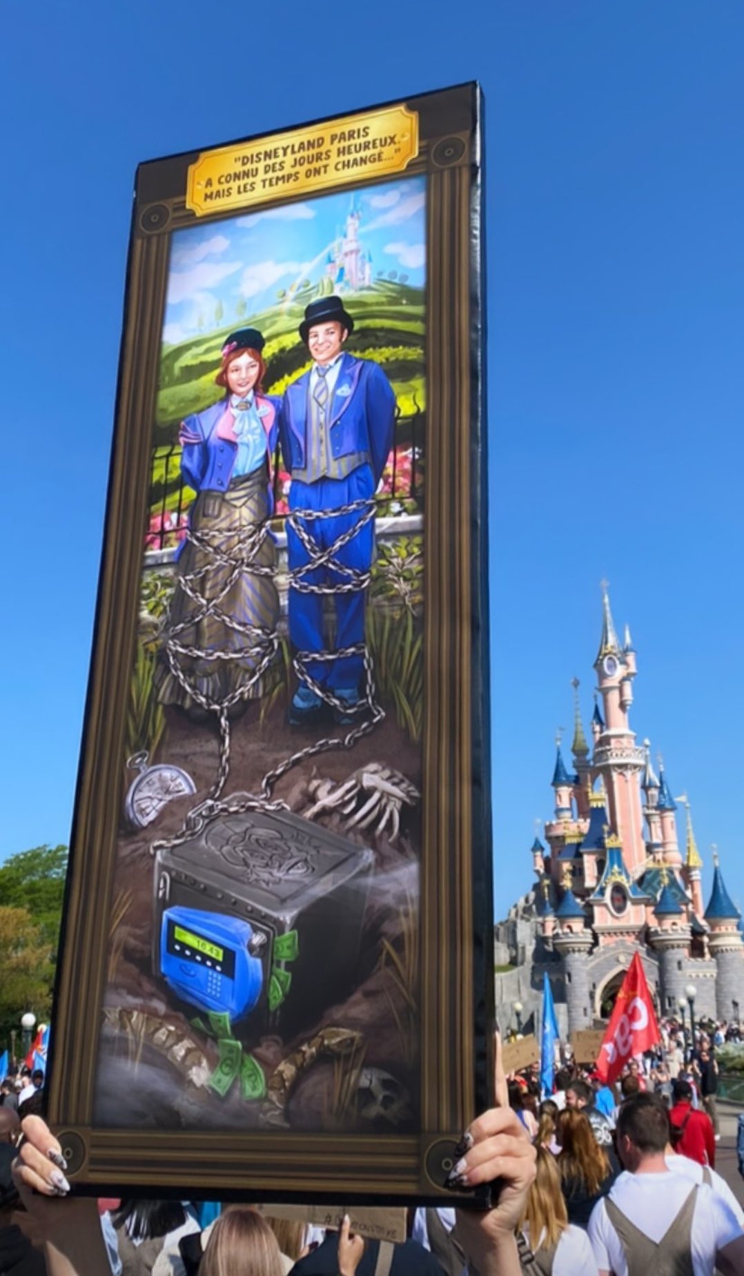 grève disneyland paris