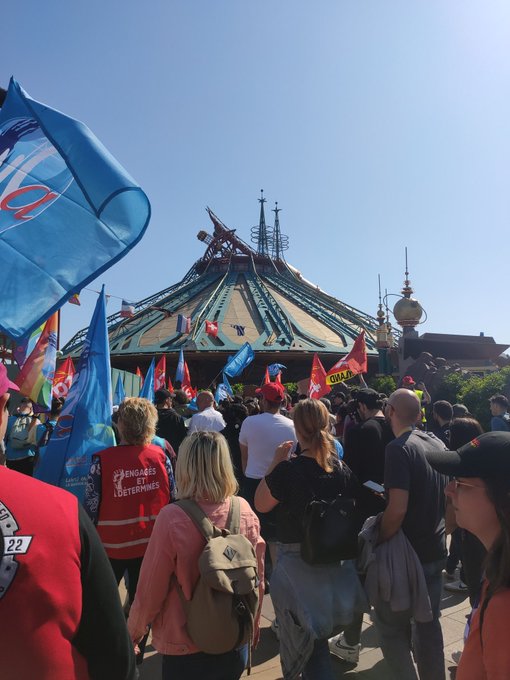 grève disneyland paris