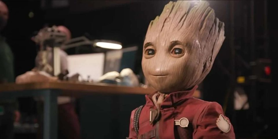 animatronique bébé groot