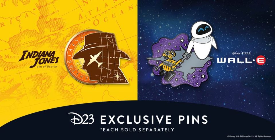 d23 wall-e indiana jones pin's 01