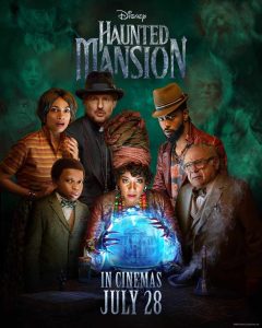 le manoir hanté affiche couleur