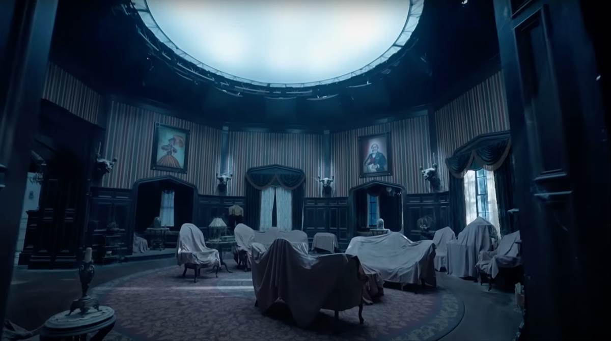 le manoir hanté coulisses