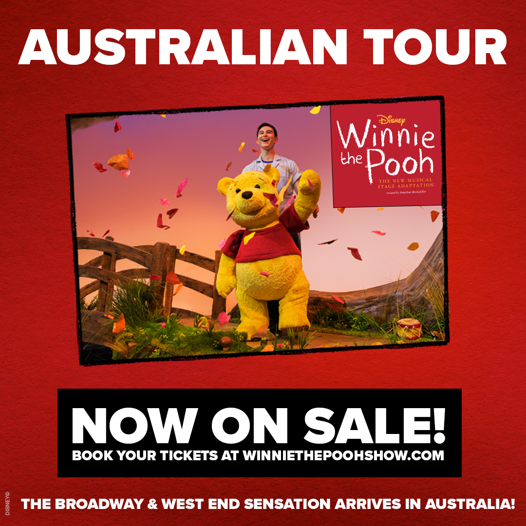 Affiche promotionnelle de la tournée australienne