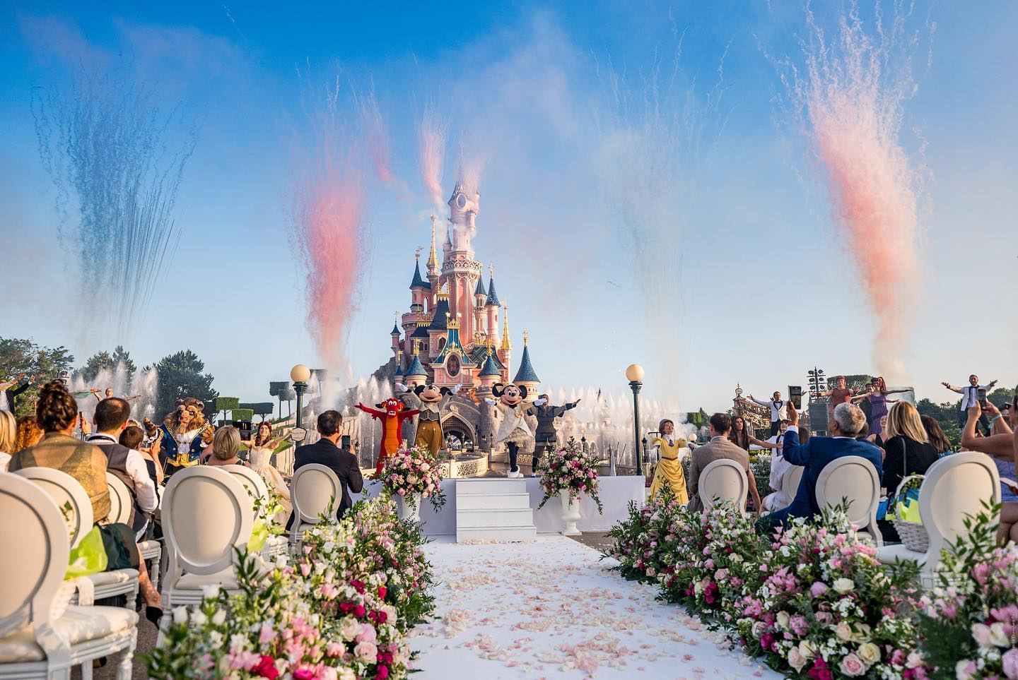 couple mariage disneyland paris