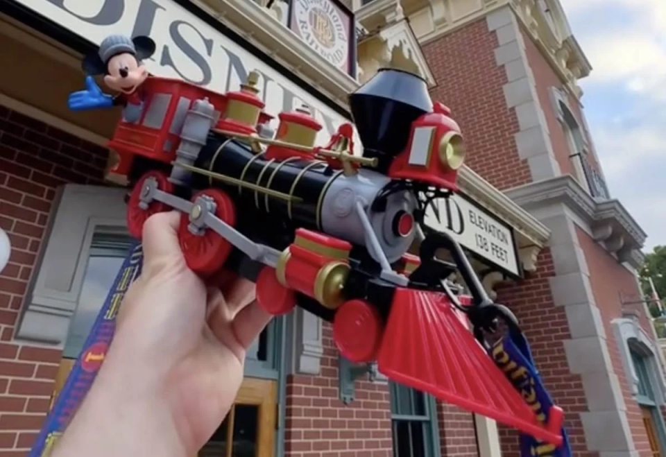 seau pop-corn disneyland railroad