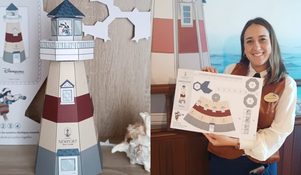 phare papier disney newport bay club