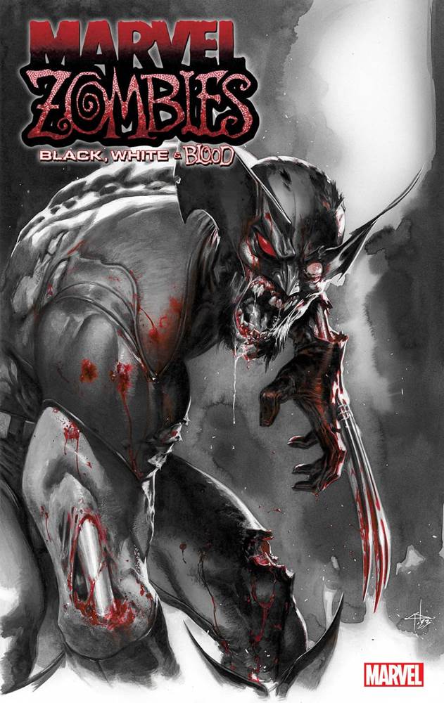 premier aperçu Marvel Zombies Black White Blood #1 01