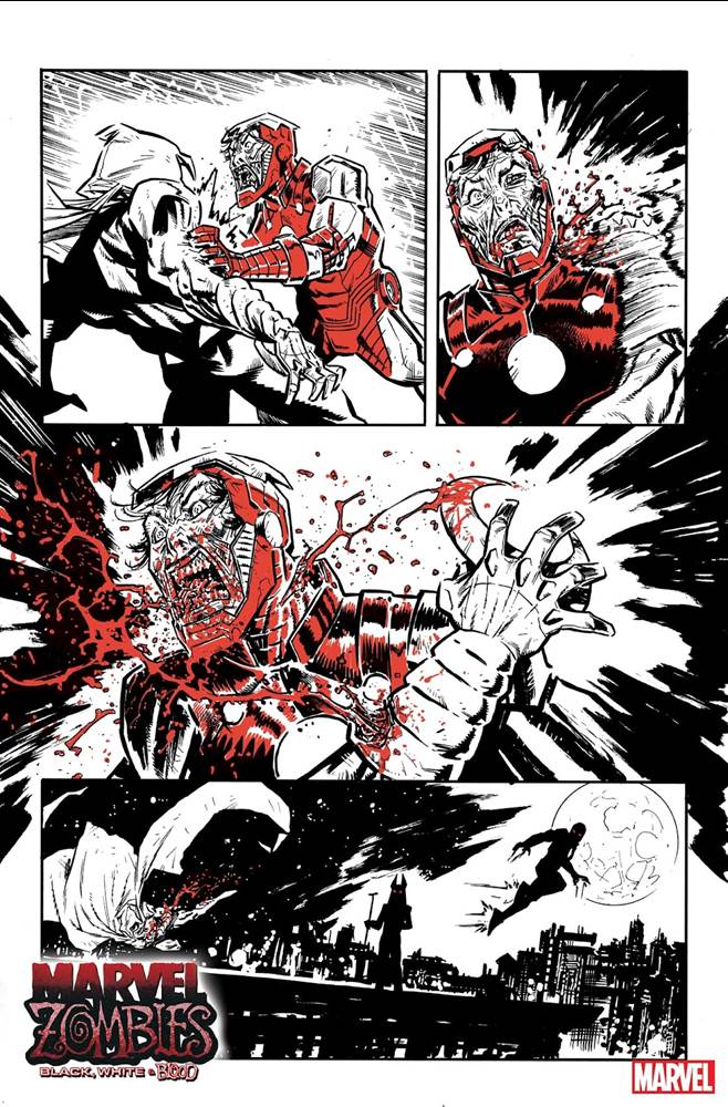 Marvel Zombies Black White