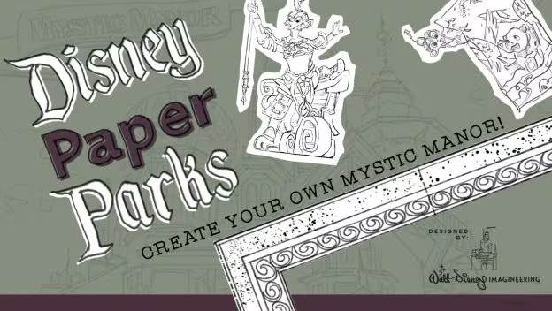 disney paper parks mystic manor