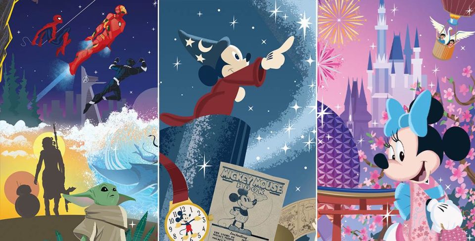 illustrations époques disney