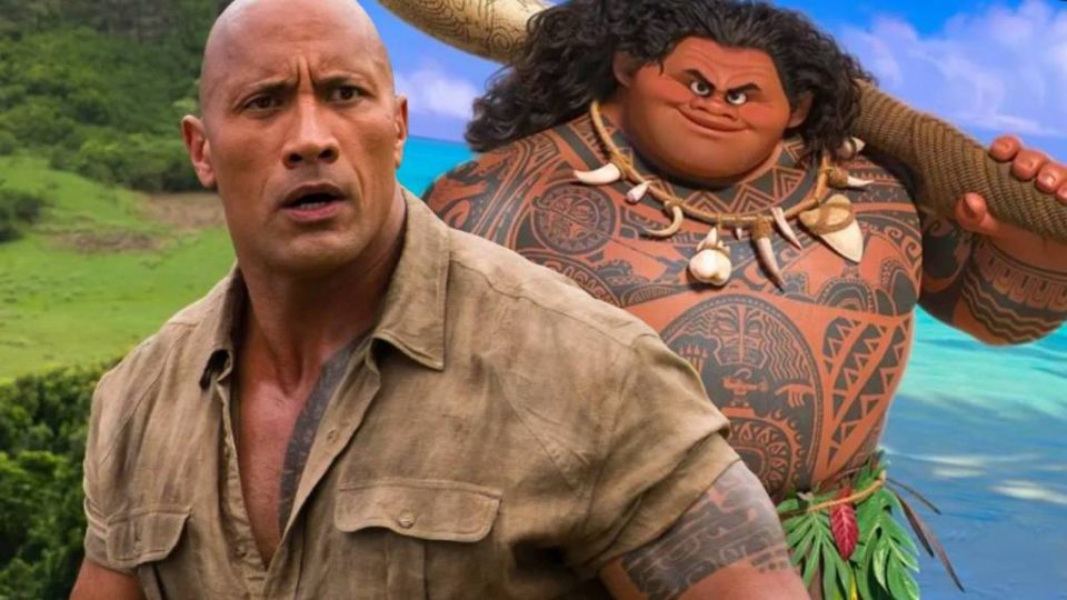 dwayne johnson vaiana