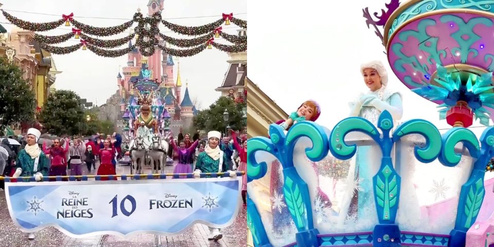la reine des neiges 10e anniversaire disneyland paris