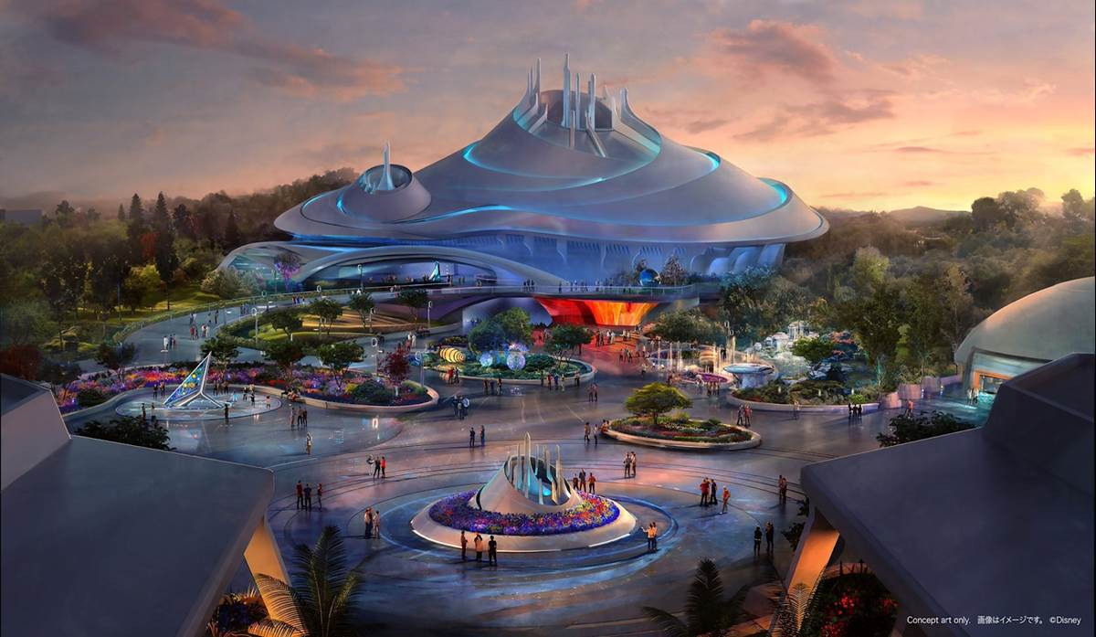 événement space mountain tokyo