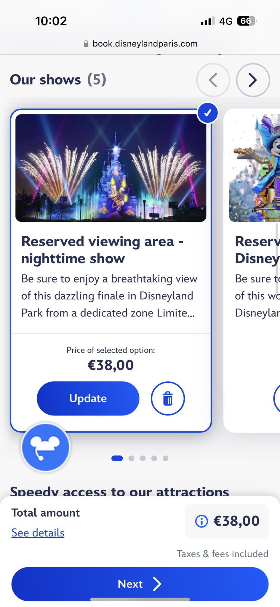 zones vip disneyland paris