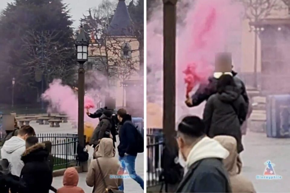 visiteurs fumigène disneyland paris
