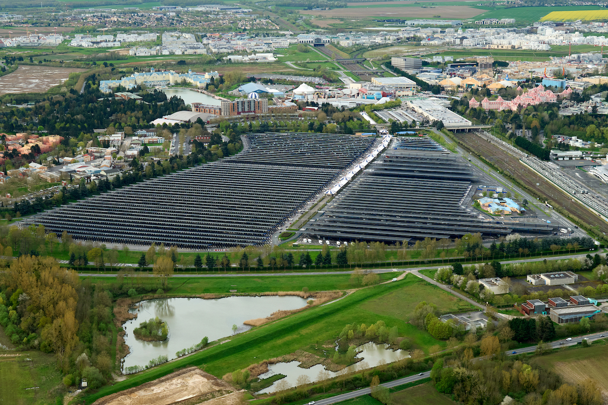 centrale photovoltaïque disneyland paris