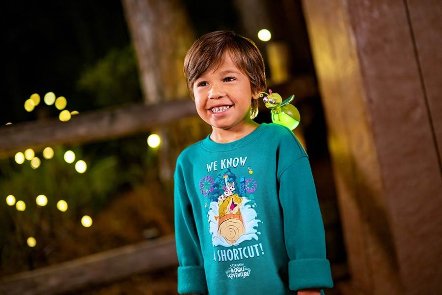 premier aperçu merchandise tiana's bayou adventure