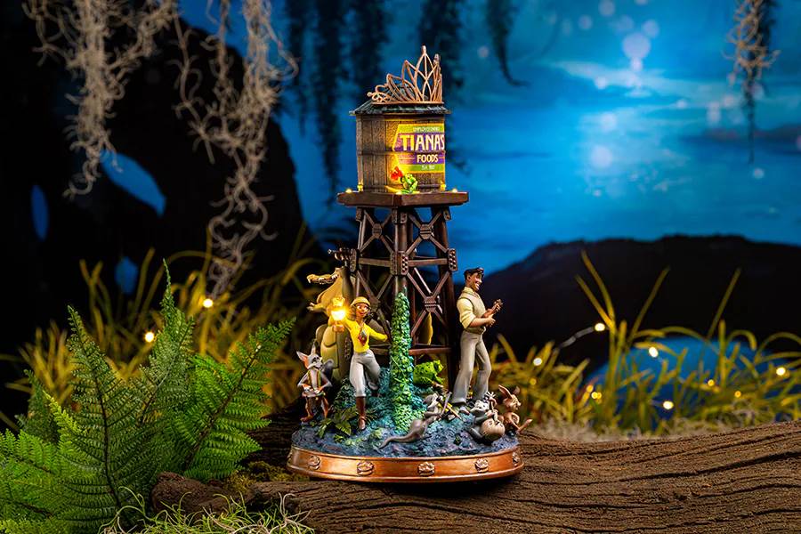 premier aperçu merchandise tiana's bayou adventure