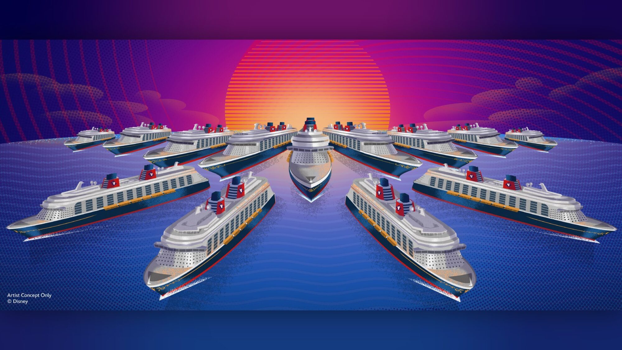disney cruise line 4 navires