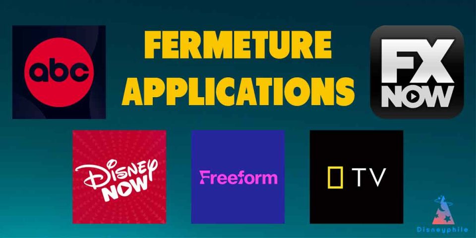 disney ferme applications