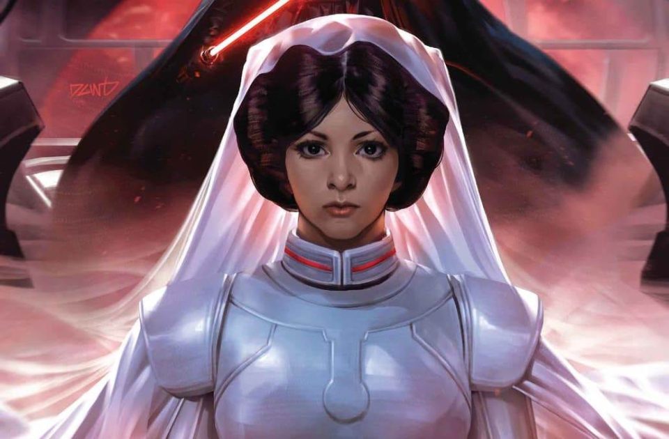 leia star wars dark vador comics 01